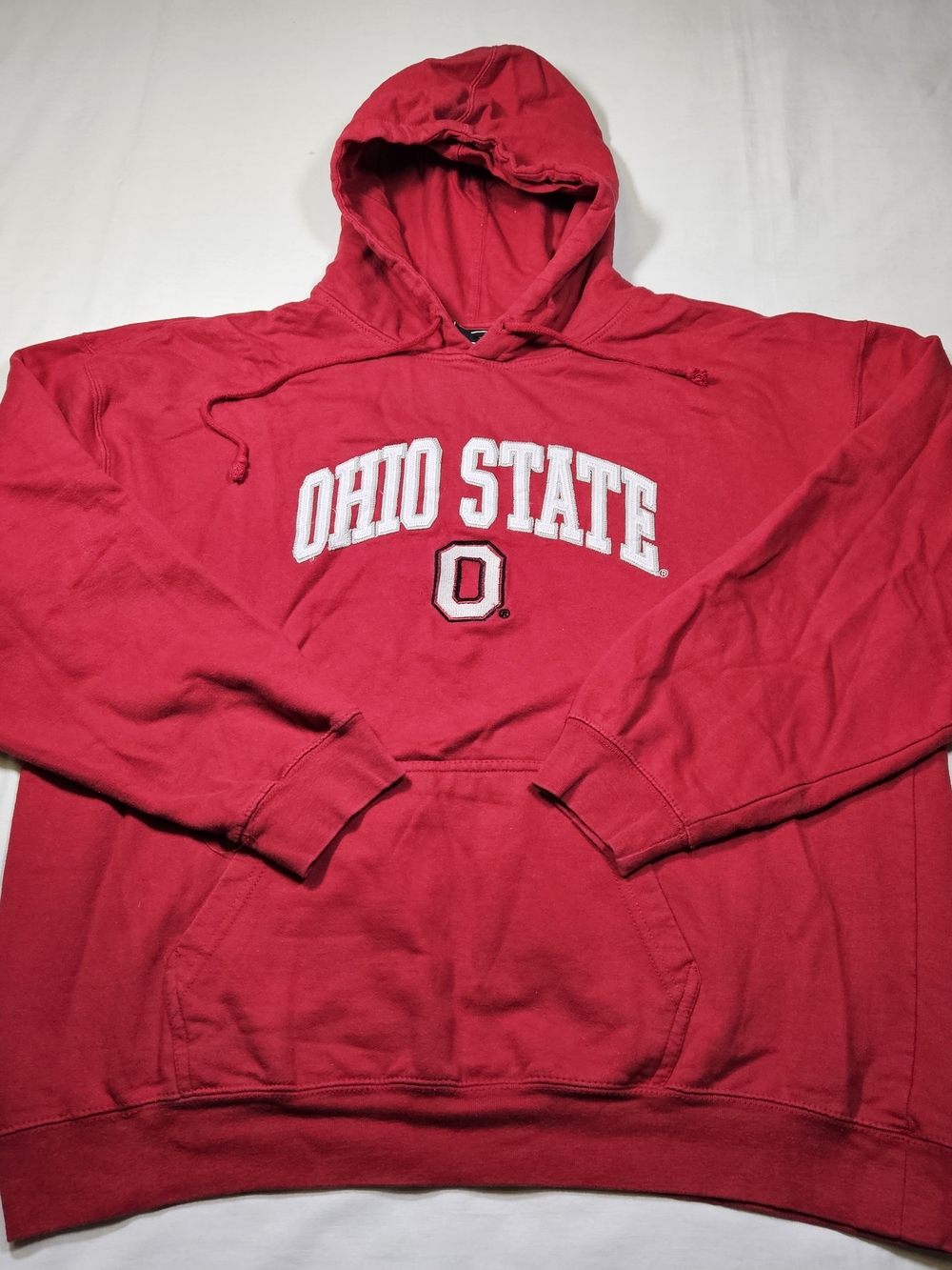 Ohio State Buckeyes Men's Pullover Hoodie Sweatshirt XL Red Genuine Stuff NCAA